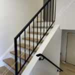 "Contemporary Handrail, Metal Railing, Handrail, Iron railing, Custom Made"
